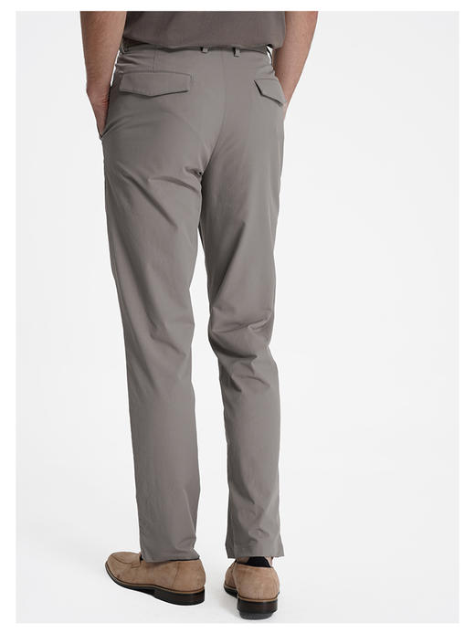 callisto灰咖色泡泡肌理休闲裤 商品图4