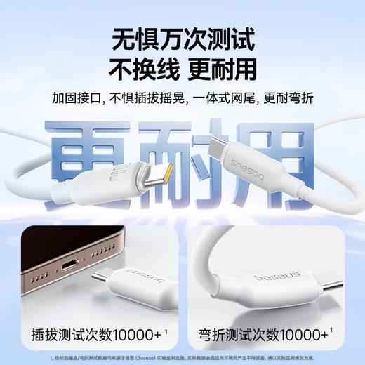 【新群赠品券】倍思 发泡硅胶系列 快充数据线 商品图6