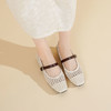 【夏季新款】西村名物2025年夏季新款舒适平底包脚镂空新中式玛丽珍单鞋T25AH16601 商品缩略图4