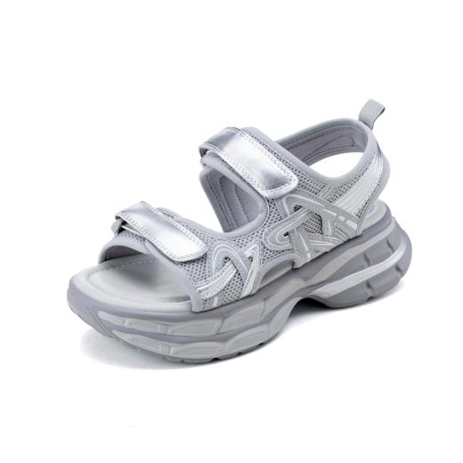 【夏季新款】西村名物2025年夏季新款舒适透气厚底防滑跟脚露趾运动凉鞋T25BG20891 商品图11