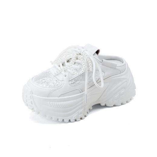 【夏季新款】西村名物2025年夏季新款舒适透气厚底增高后空老爹鞋T25AH16581 商品图5