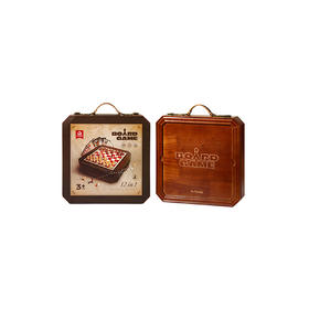 Mobee 礼物系列 12合1 多功能实木棋盘 飞行棋五子围棋象棋跳实木儿童益智学生玩具