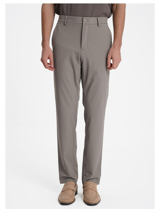 callisto灰咖色泡泡肌理休闲裤 商品图2