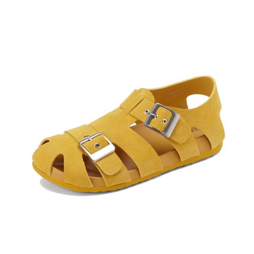 【夏季新款】西村名物2025年夏季新款舒适平底包脚露趾经典罗马凉鞋T25BG21031 商品图9