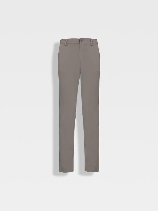 callisto灰咖色泡泡肌理休闲裤 商品图0