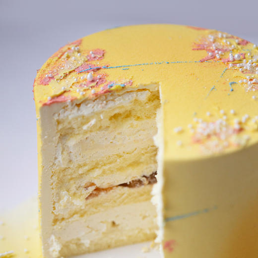 即将下架！2025新版「双子座」 苹果百香果酸奶味蛋糕｜十二星座唯美星空系列 商品图4