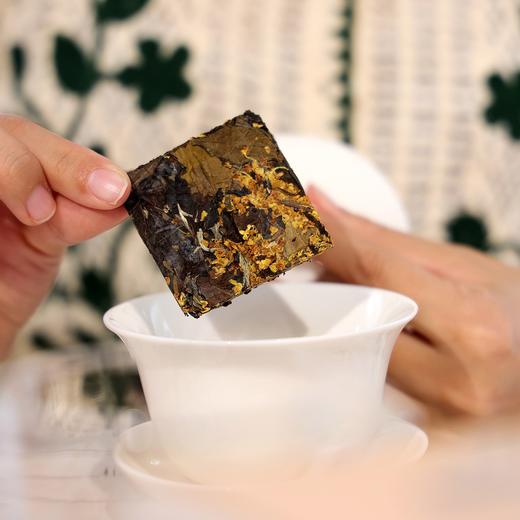 「桂花白茶」方片茶，柔美甜香（12袋*6克） 商品图2