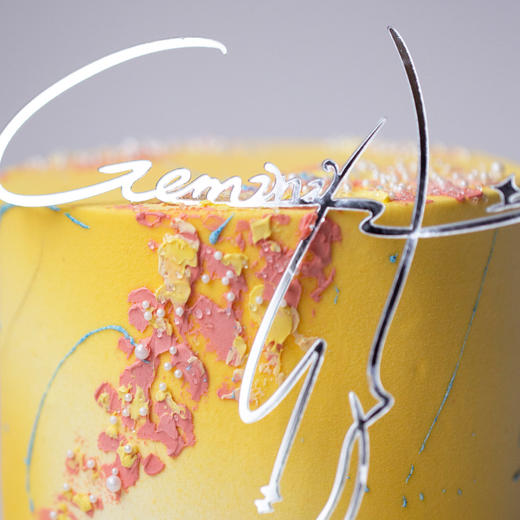 即将下架！2025新版「双子座」 苹果百香果酸奶味蛋糕｜十二星座唯美星空系列 商品图2