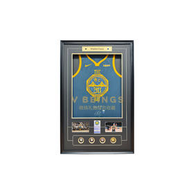 收藏系列 库里 勇士队30号中文 铭文球员版 亲笔签名球衣