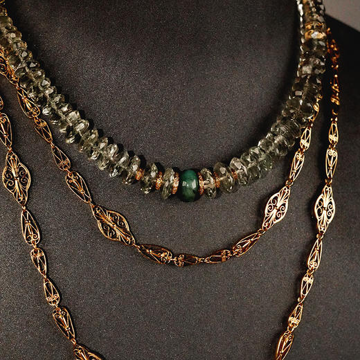 北京仓｜Bohemian Rhapsodie-Simone Long-镀金 镂空 项链［法国设计师］ 商品图5