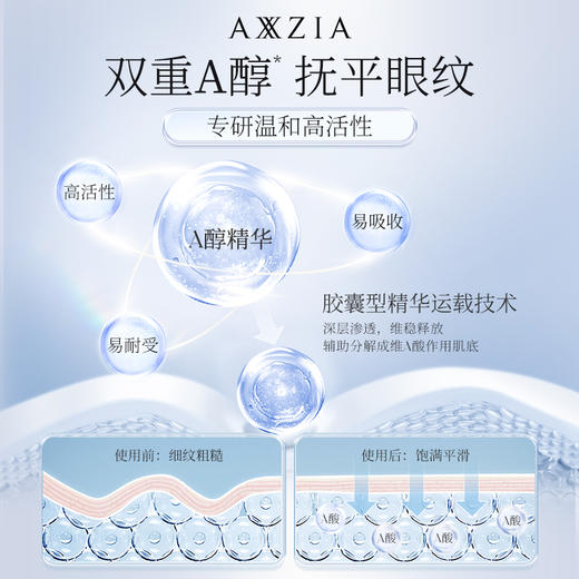 【特卖】AXXZIA 晓姿 双A醇眼精华 15ml【保质期：2026年11月】 商品图1