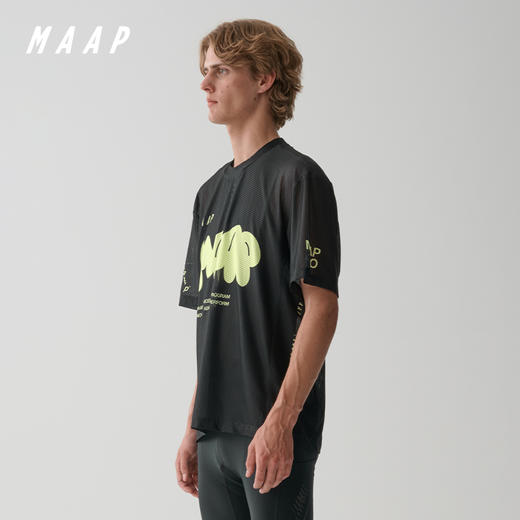 MAAP 男女同款 Aerate Mesh Tee 黑色 限量版 网眼T恤 商品图0