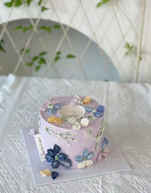 简约系刮刀花蛋糕（提前24小时预订） 商品图1