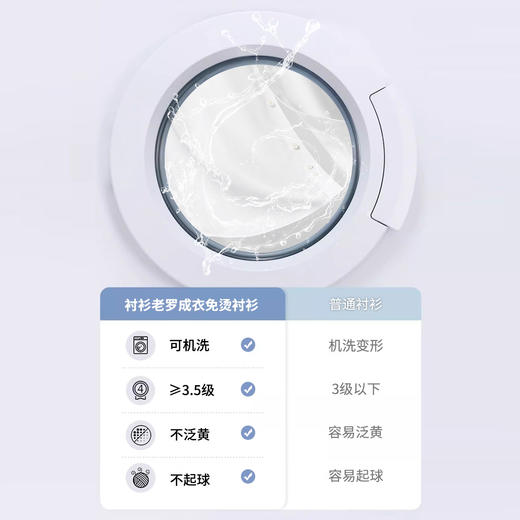 【总裁七号】桑蚕丝DP免烫高端短袖衬衫255L0F611S 商品图5