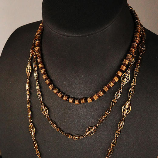 北京仓｜Bohemian Rhapsodie-Simone Long-镀金 镂空 项链［法国设计师］ 商品图7