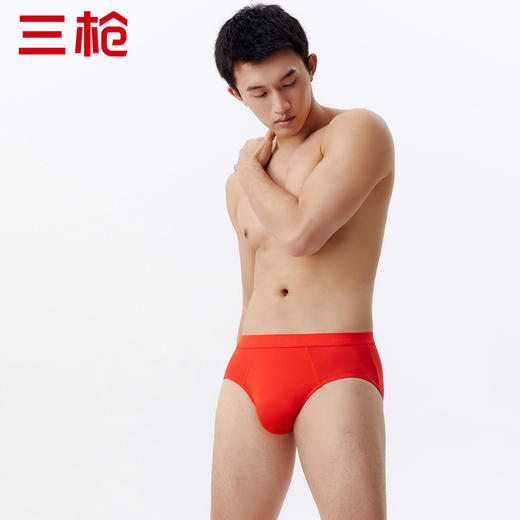 Threegun三枪 【舒木尔】包根男士三角内裤（1条装）-40831B031 商品图7