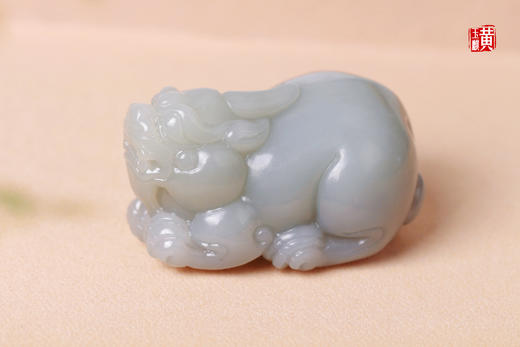和田烟紫玉【貔貅】摆件 商品图1