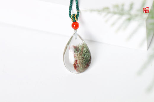 绿幽灵水晶吊坠 配精美挂绳 商品图1