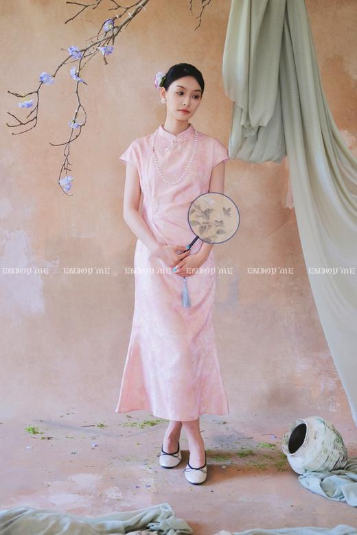 【门店同款】ENJOY夏季云敛-“鸾衿折桂”花想容中式旗袍 162453379 商品图0