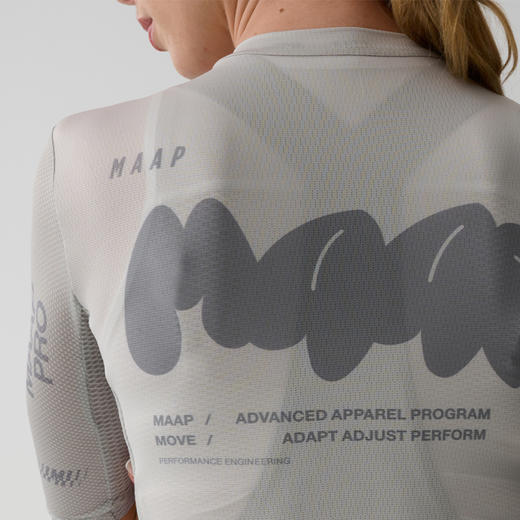 MAAP 女士 Aerate Pro Air Jersey 3.0 雾影灰 短袖骑行服 商品图4