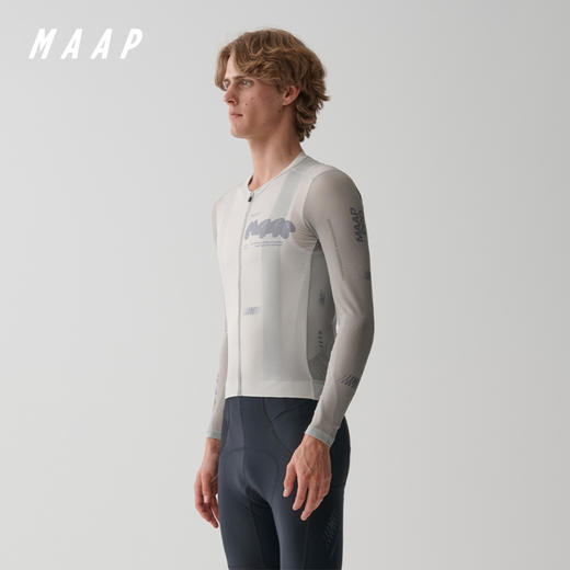 MAAP 男士 Aerate Pro Air LS Jersey 3.0 雾影灰 长袖骑行服 商品图0
