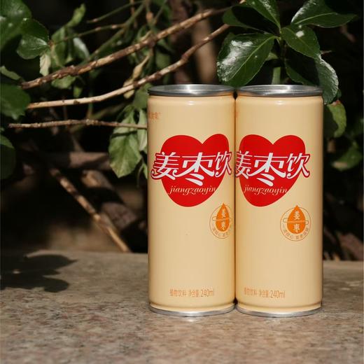 【严选】【配料表干净 益生菌发酵 新疆枣云南姜】优食集姜枣饮(非活菌型)240ml x 8罐/箱（厂家直发） 商品图2