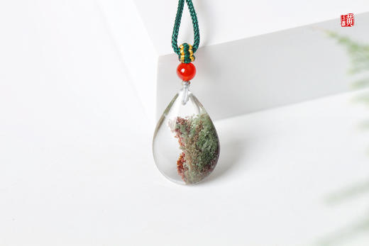 绿幽灵水晶吊坠 配精美挂绳 商品图2