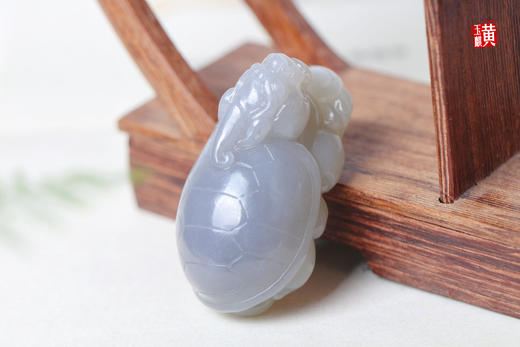 和田烟紫玉【龙龟】摆件/手把件 商品图3