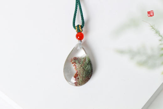 绿幽灵水晶吊坠 配精美挂绳 商品图6