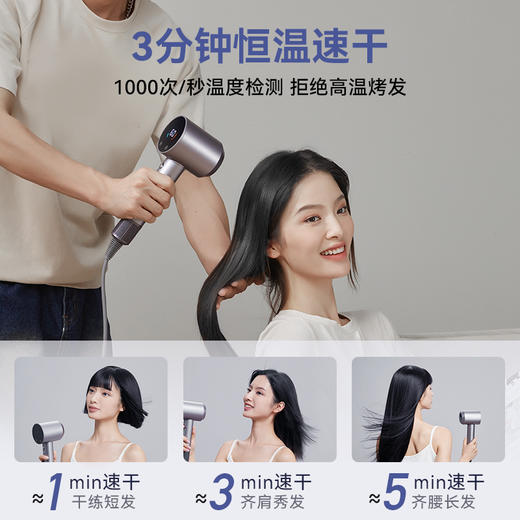 大宇 高速吹风机HD04 2亿级负离子 柔顺发丝 恒温护发 小巧轻盈  72小时发货 商品图1