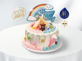 【甜筒派对】冰淇淋/水果生日蛋糕