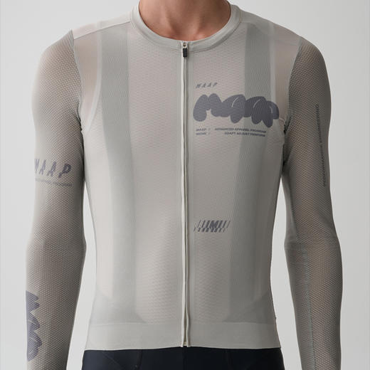 MAAP 男士 Aerate Pro Air LS Jersey 3.0 雾影灰 长袖骑行服 商品图2
