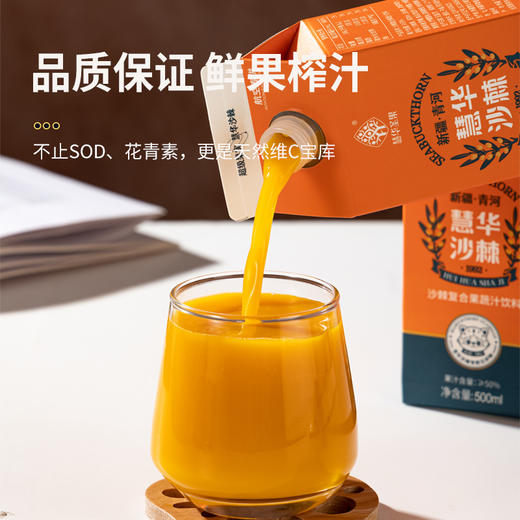沙棘果汁饮料 500ml利乐包装 商品图1