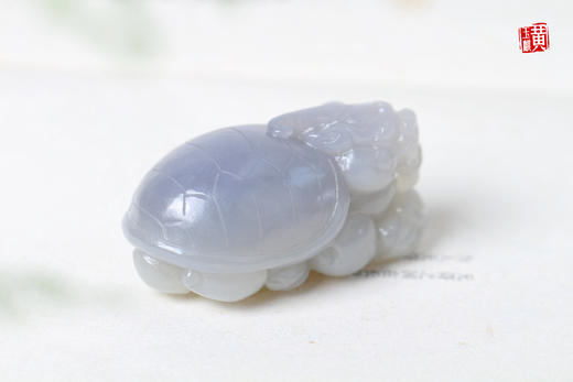 和田烟紫玉【龙龟】摆件/手把件 商品图0