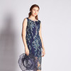 【伯妮斯茵】2S63311--蓝色连衣裙--盛开的杏树--《燃烧的灵魂》 商品缩略图2