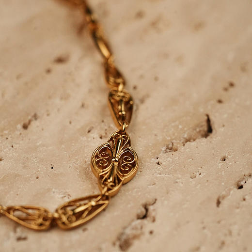 北京仓｜Bohemian Rhapsodie-Simone Long-镀金 镂空 项链［法国设计师］ 商品图2