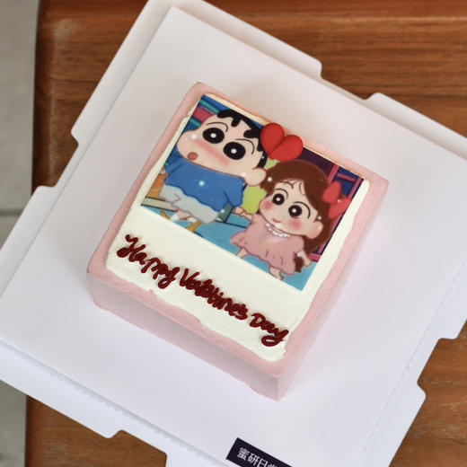 0858 "蜡笔小新和他的女朋友” 蛋糕 商品图0