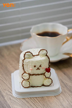 2寸线条爱心小熊