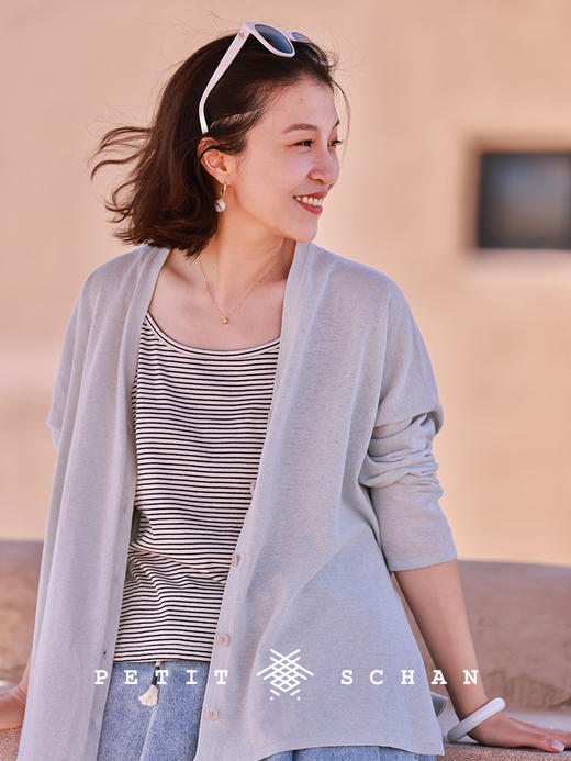 PETIT SCHAN小闪 JEW#025 fireball 火流星 Petit Schan小闪 火流星 18K金蓝宝石黄水晶可调节锁骨链项链 商品图3