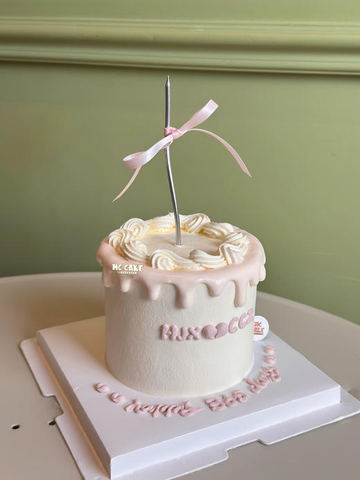 粉色淋酱ins风简约款（不含蜡烛需行选择） 商品图1