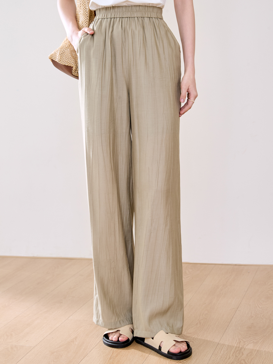 【百图lulu定制】【冰丝山本裤】冰凉 宽松 慵懒风 山本裤 小个子常规版可选