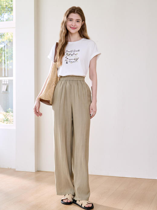 【百图lulu定制】【冰丝山本裤】冰凉 宽松 慵懒风 山本裤 小个子常规版可选 商品图7