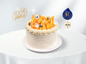 礼品卡【芒果甜心】10英寸 BAXY高端进口冰淇淋生日蛋糕