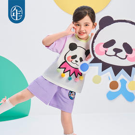 年衣童装2025新款休闲裤百搭运动五分裤布朗盼达短裤