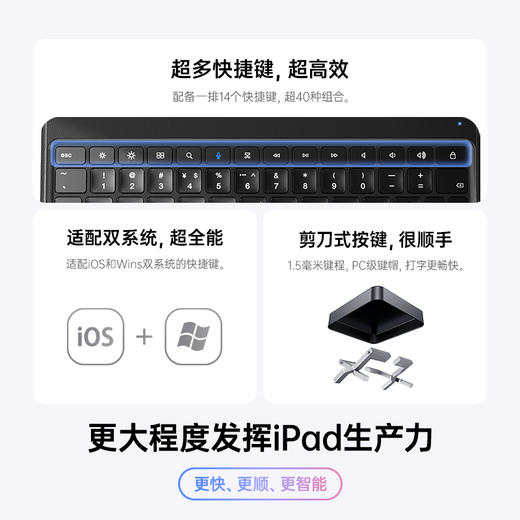 【8月会员秒杀】倍思 键控 KA3 分离式键盘保护套 (超薄版) 商品图6