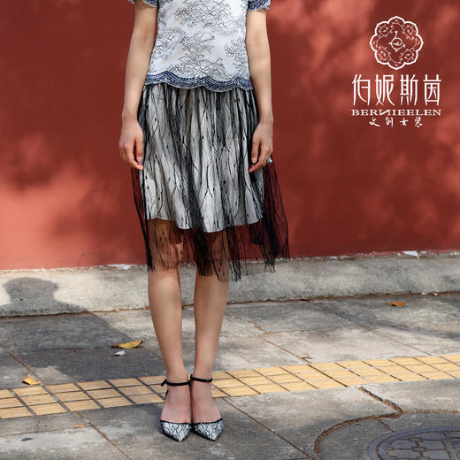 【伯妮斯茵】172B207--黑色半裙--仕女奎罗--《太阳之子--印加》 商品图2