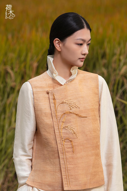 荷木HEMU丨稻谷高定·马甲 商品图0
