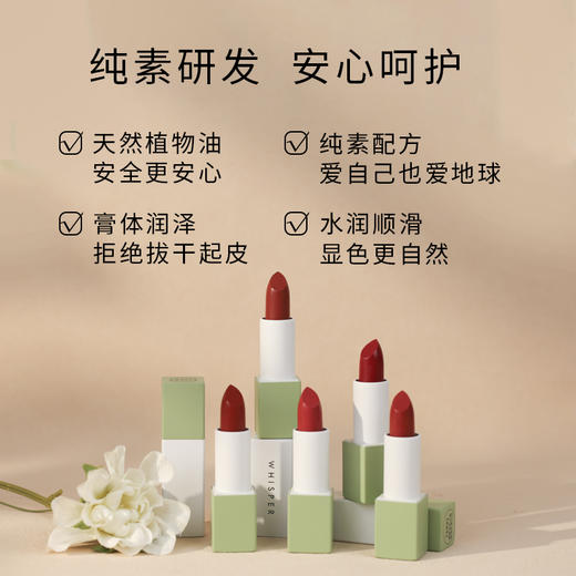 乳木果植物自然口红 乳木果滋润植想说护唇口红 多色可选 口红润唇膏 商品图1