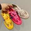 【夏季新款】西村名物2025年夏季新款舒适透气平底防滑多彩拼接德训鞋X25CM39241 商品缩略图1