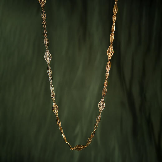 北京仓｜Bohemian Rhapsodie-Simone Long-镀金 镂空 项链［法国设计师］ 商品图0